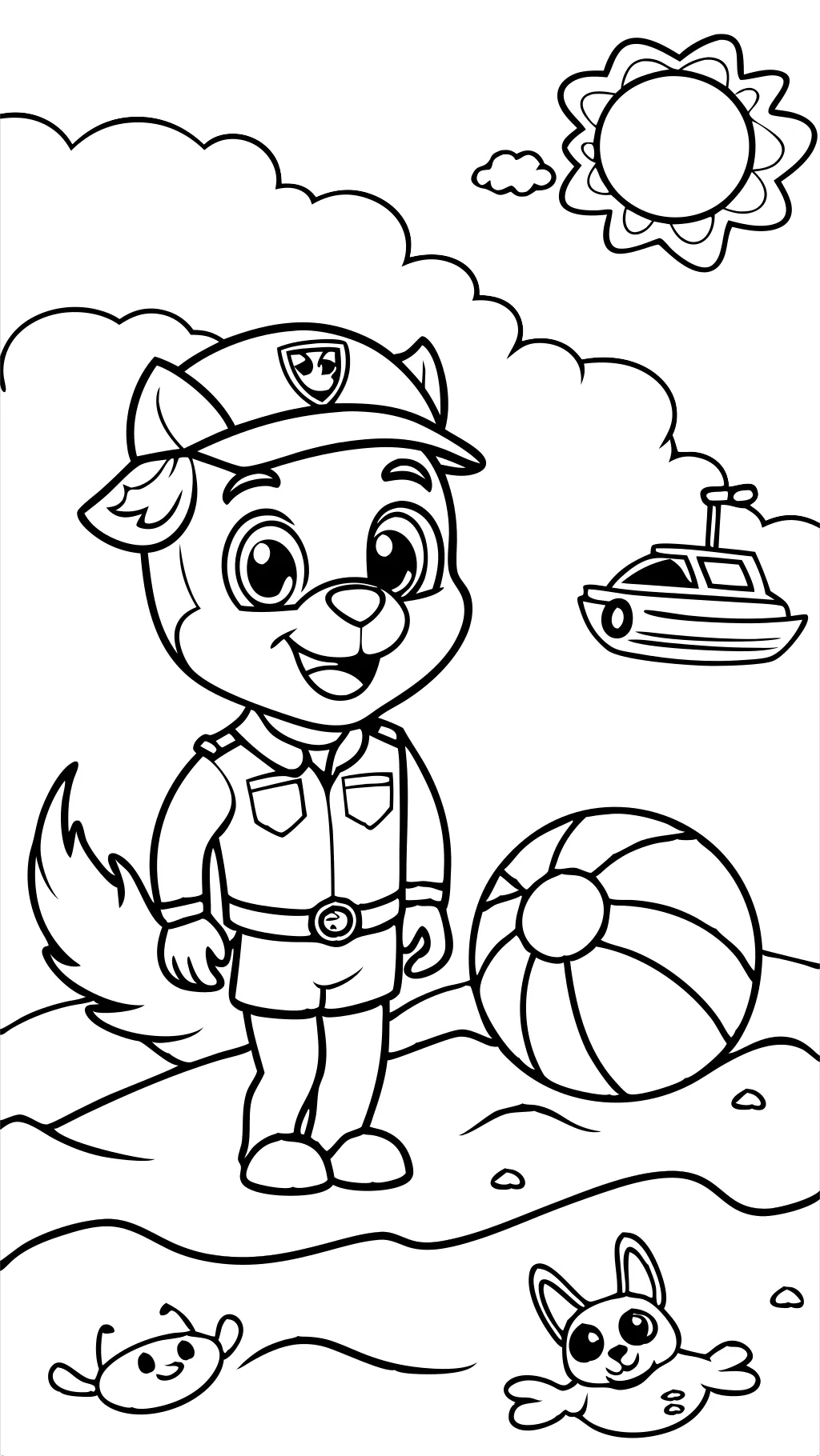 zuma paw patrol coloring pages